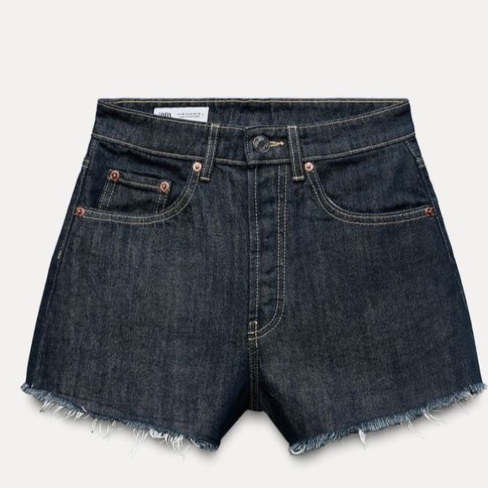 Women's dark blue Denim Shorts